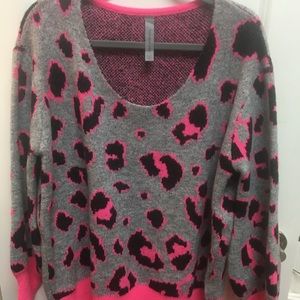 Leopard print sweater
